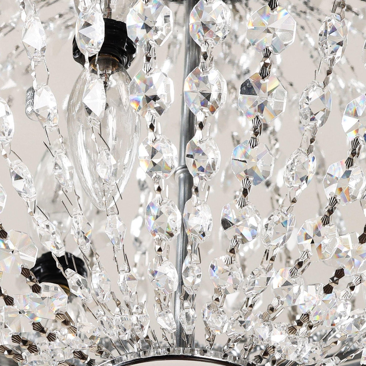 14" Erhard 3-Light Chrome Flush Mount Light