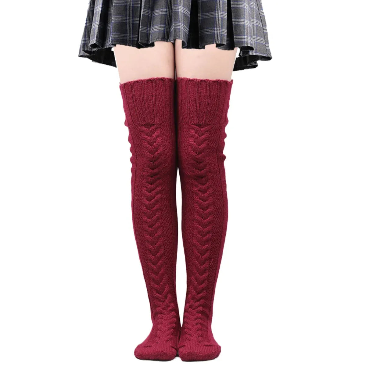 Extra Long Thigh High Stockings - Harajuku Winter Leg Warmers