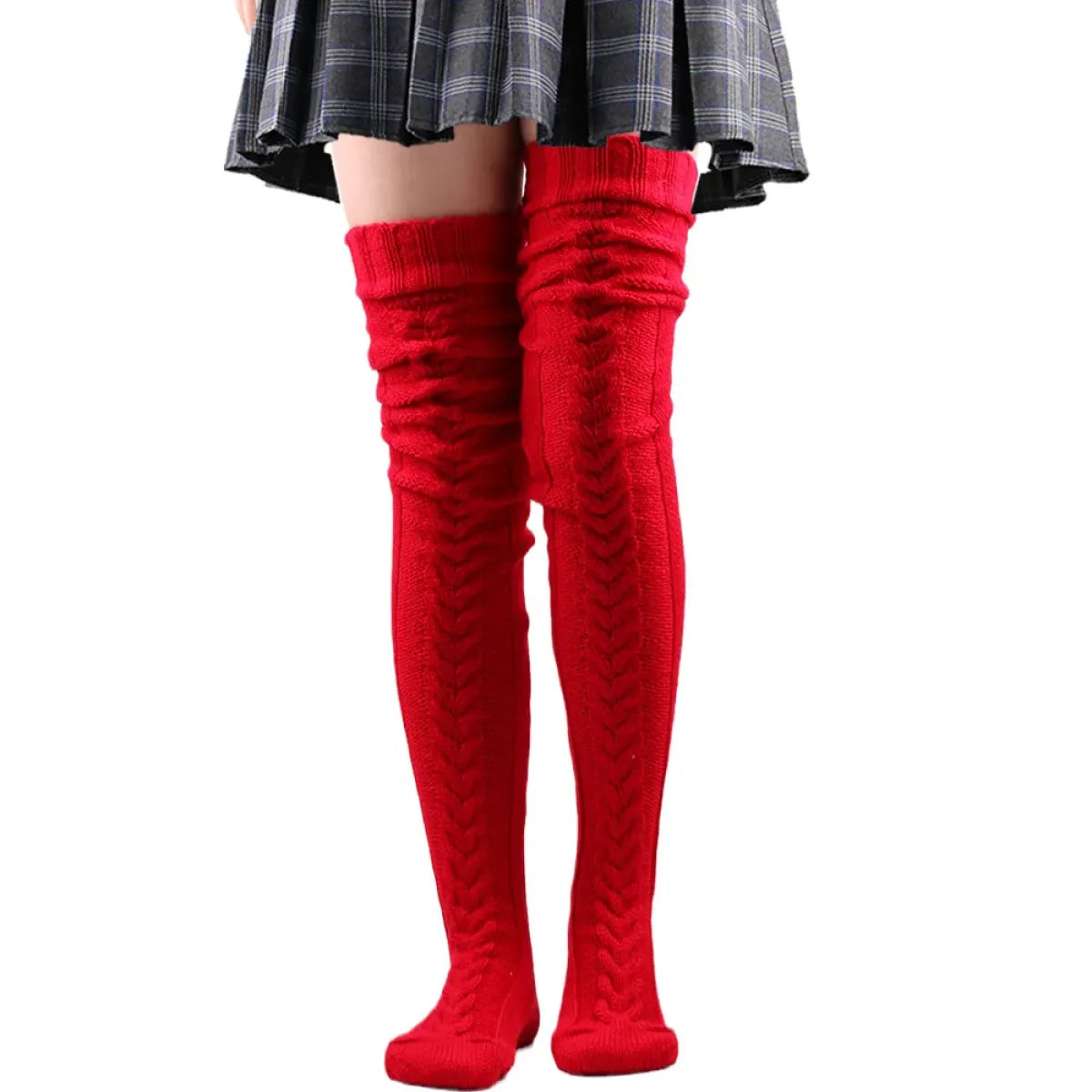 Extra Long Thigh High Stockings - Harajuku Winter Leg Warmers