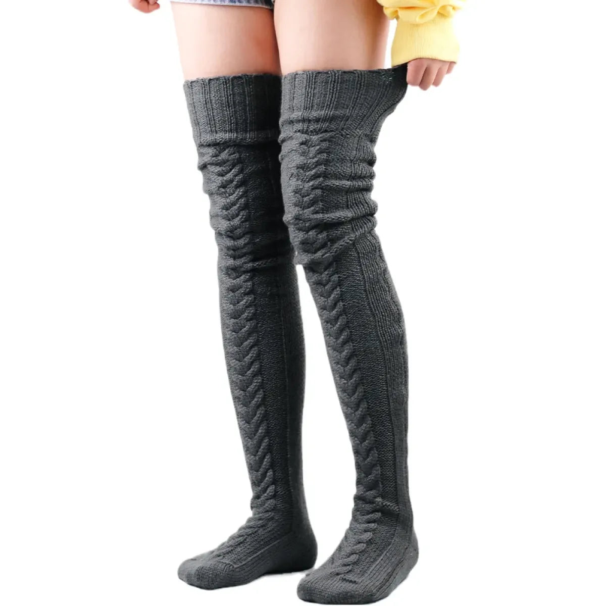 Extra Long Thigh High Stockings - Harajuku Winter Leg Warmers
