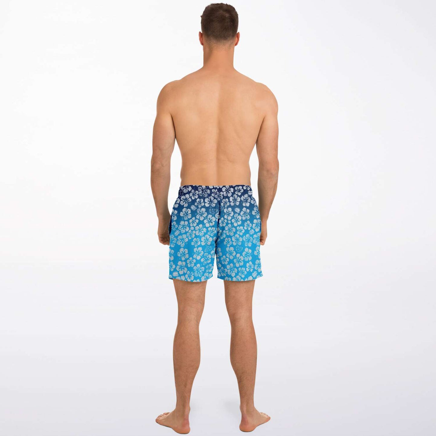 Alaska Libertarian Hawaiian Adult Swim Trunks - With Igloos and Porcupines