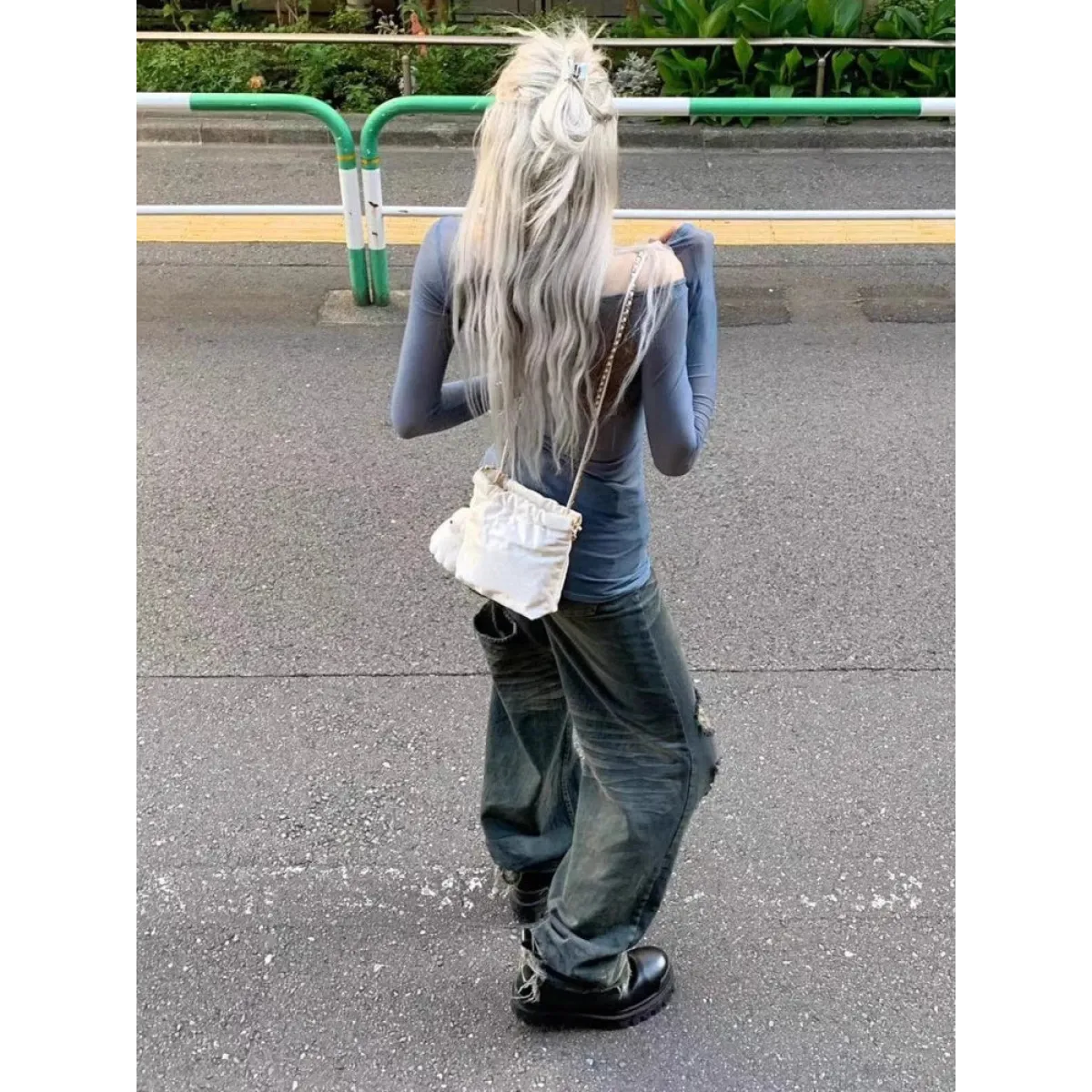 Sheer Skeleton Print Harajuku Top – Fairy Grunge Y2K Slim Fit