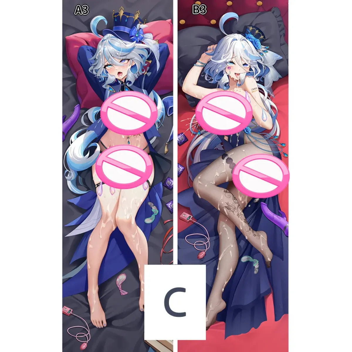 Focalors Dakimakura Pillowcase – Genshin Impact Anime Game Cushion