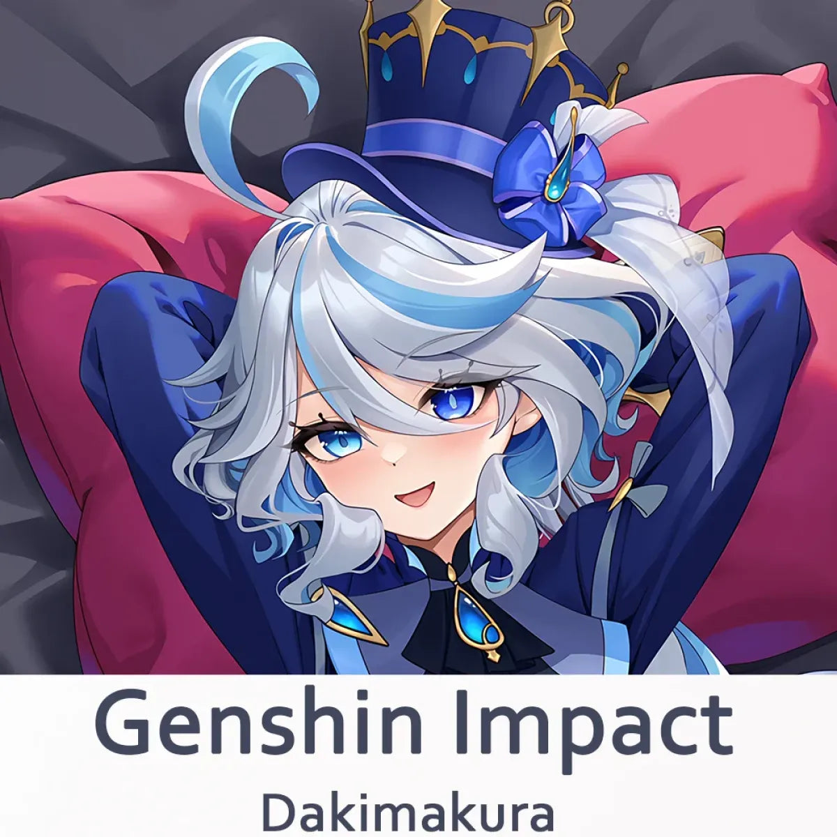 Focalors Dakimakura Pillowcase – Genshin Impact Anime Game Cushion