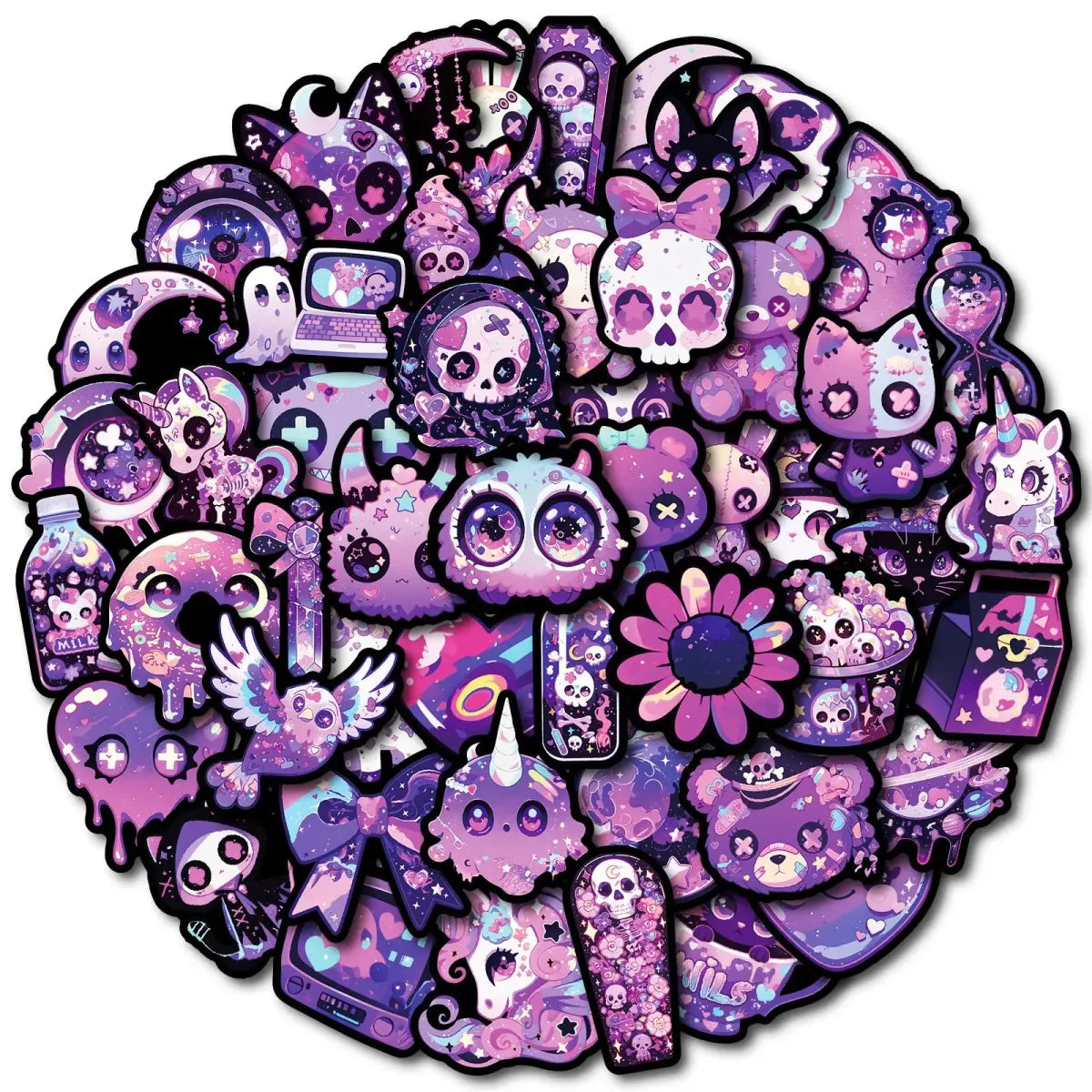 Gothic Horror Stickers Set