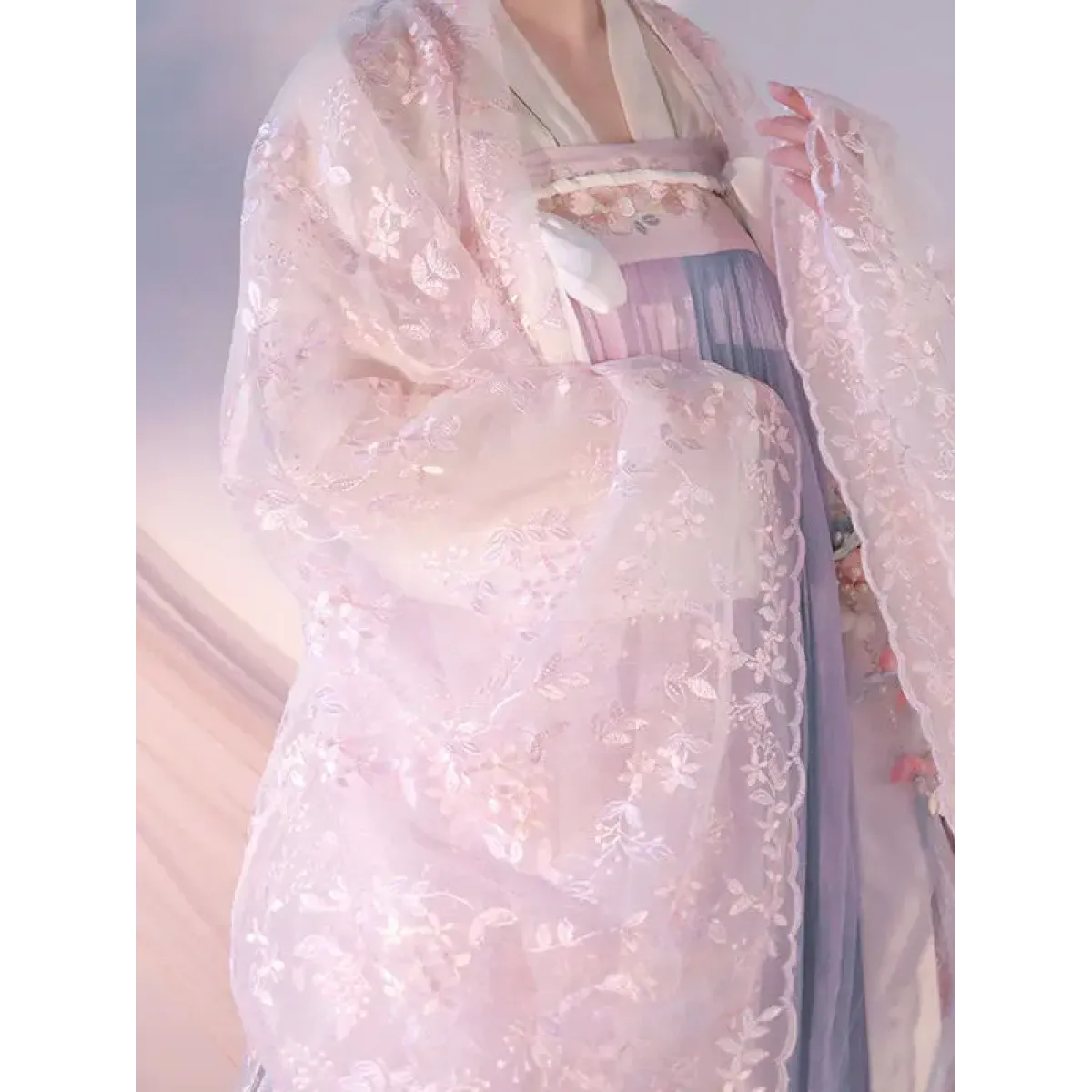 Hanfu Skirt Set - Complete with Embroidery Details