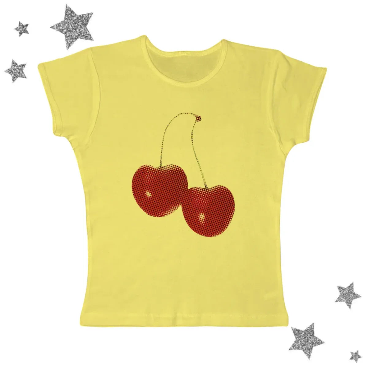 Harajuku Cherry Graphic Print T-Shirt