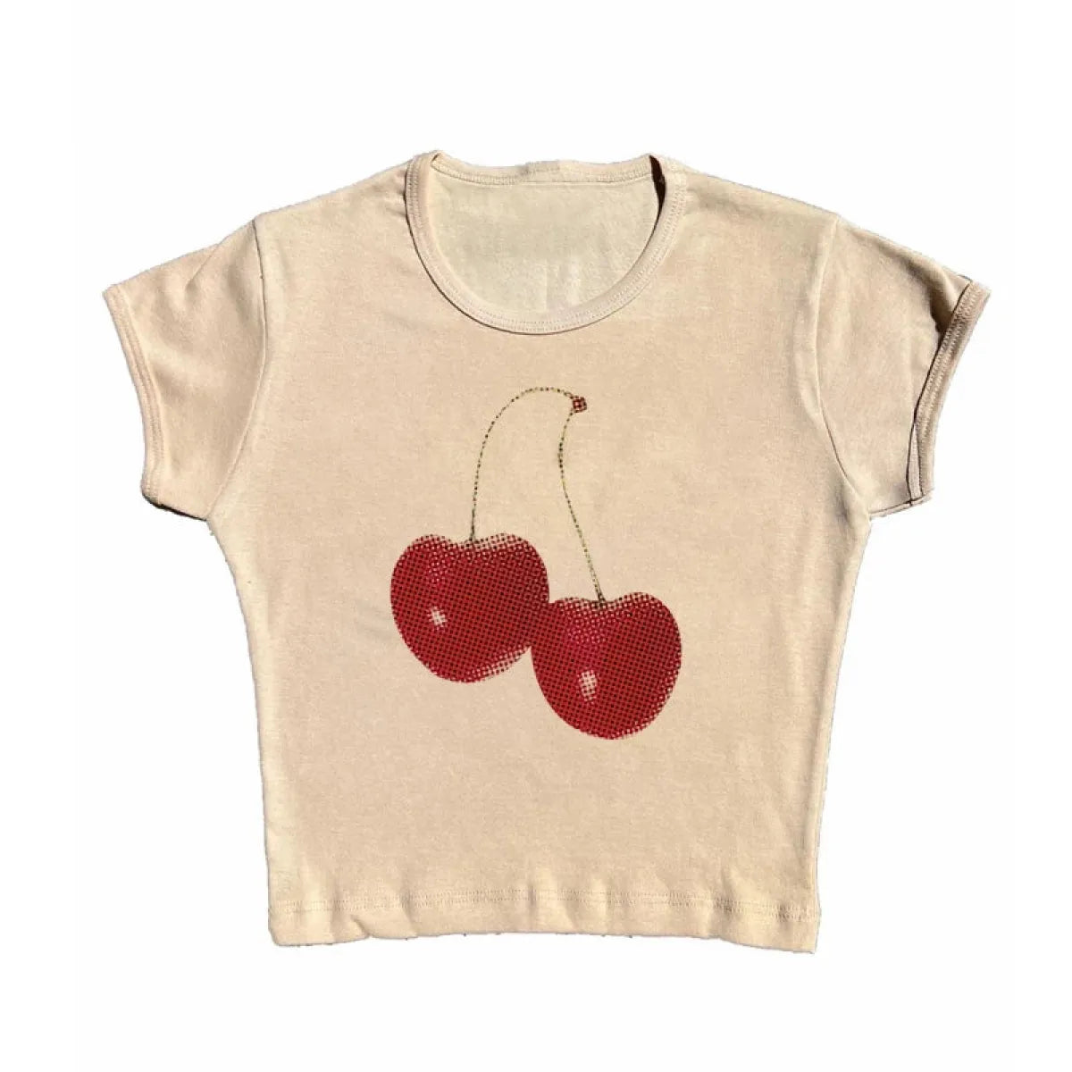Harajuku Cherry Graphic Print T-Shirt