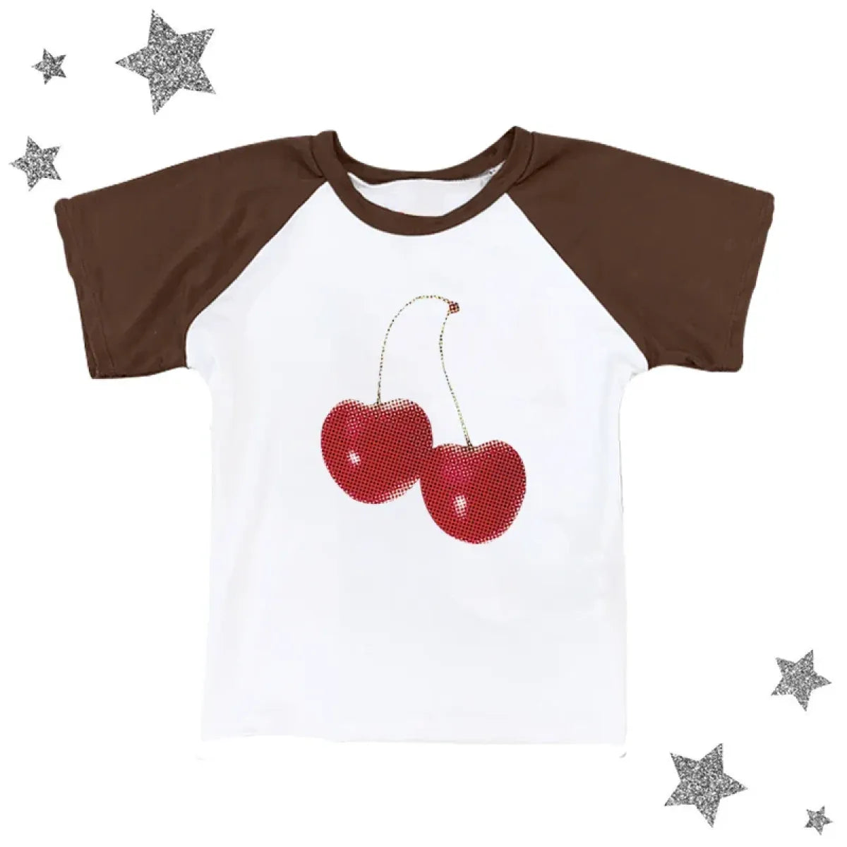 Harajuku Cherry Graphic Print T-Shirt
