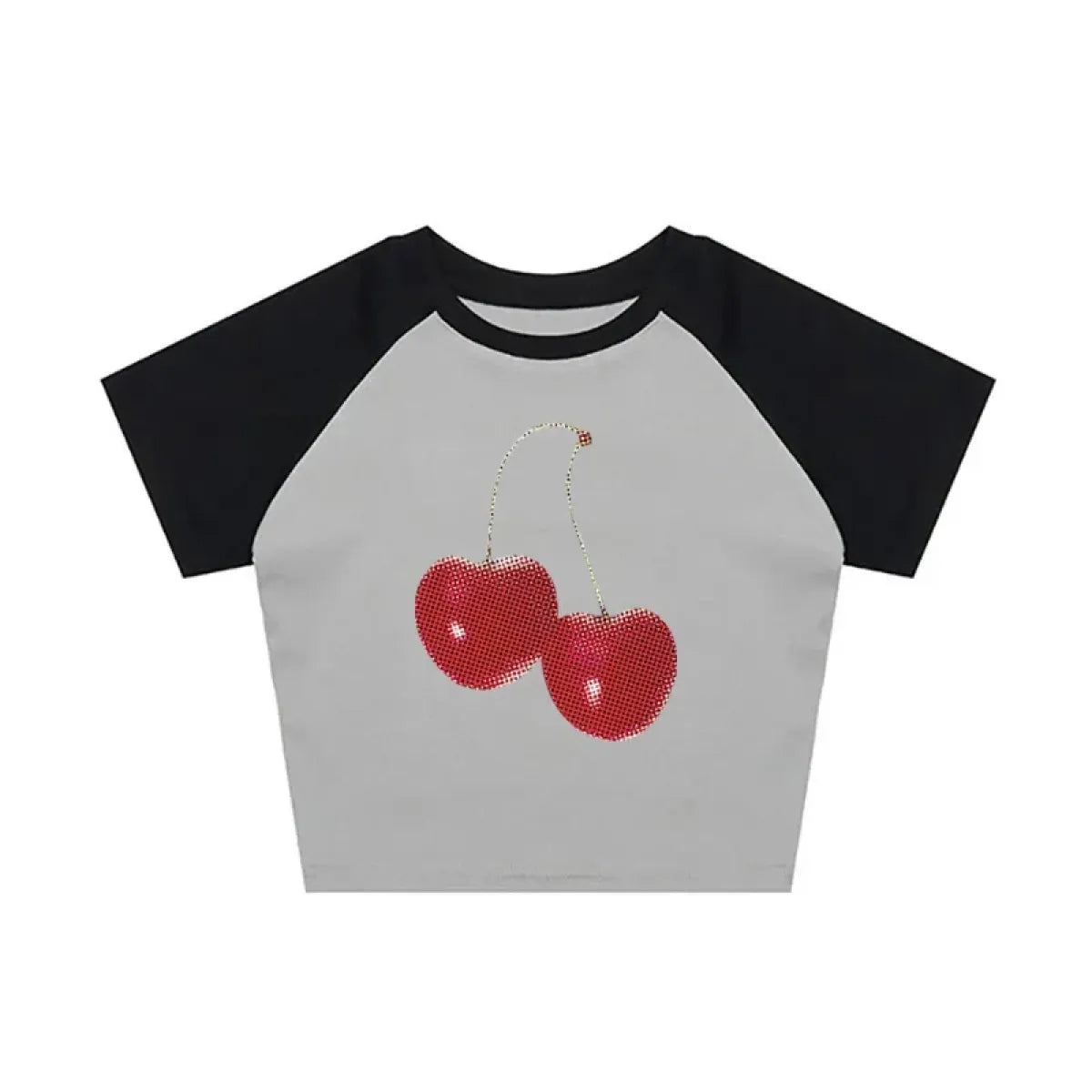 Harajuku Cherry Graphic Print T-Shirt