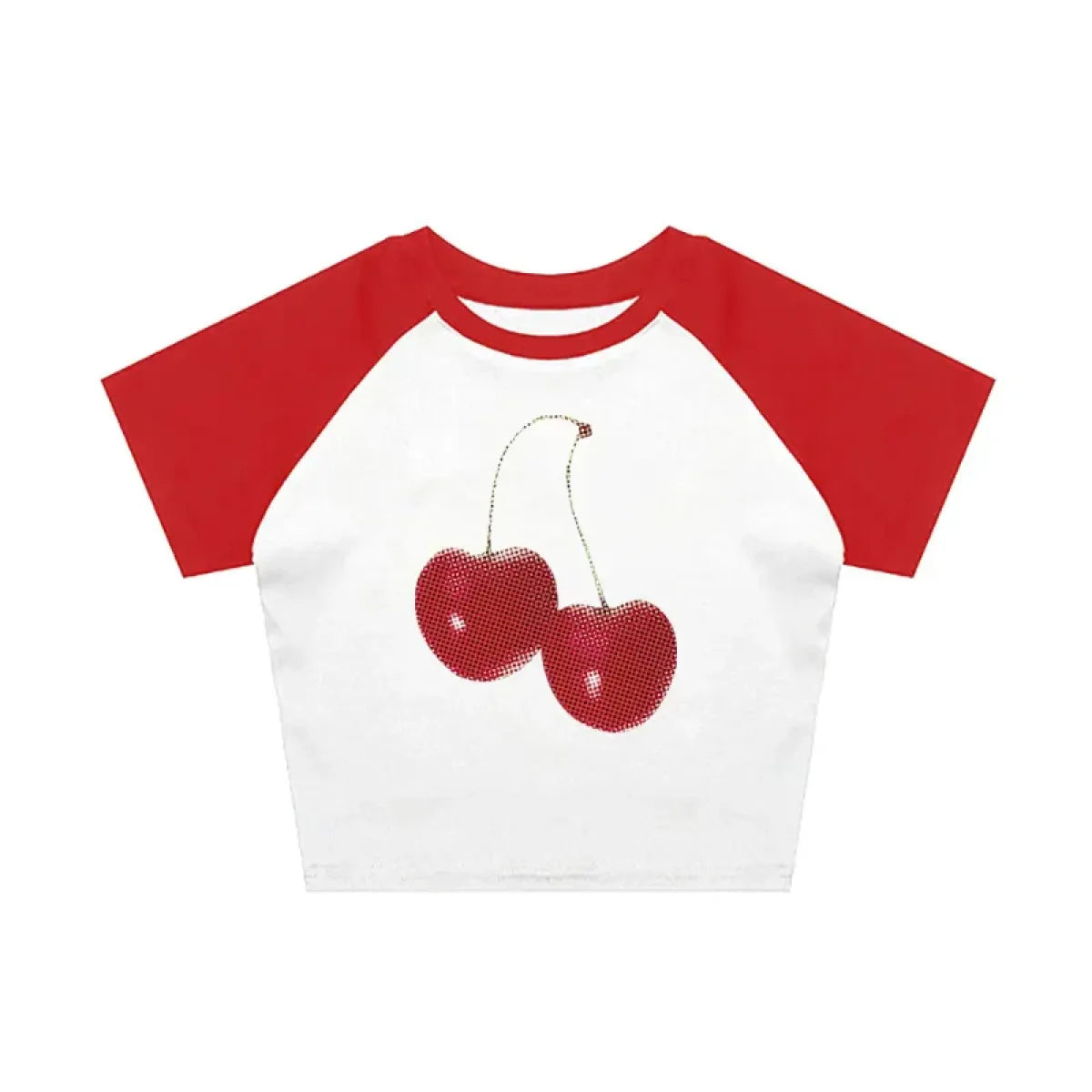 Harajuku Cherry Graphic Print T-Shirt