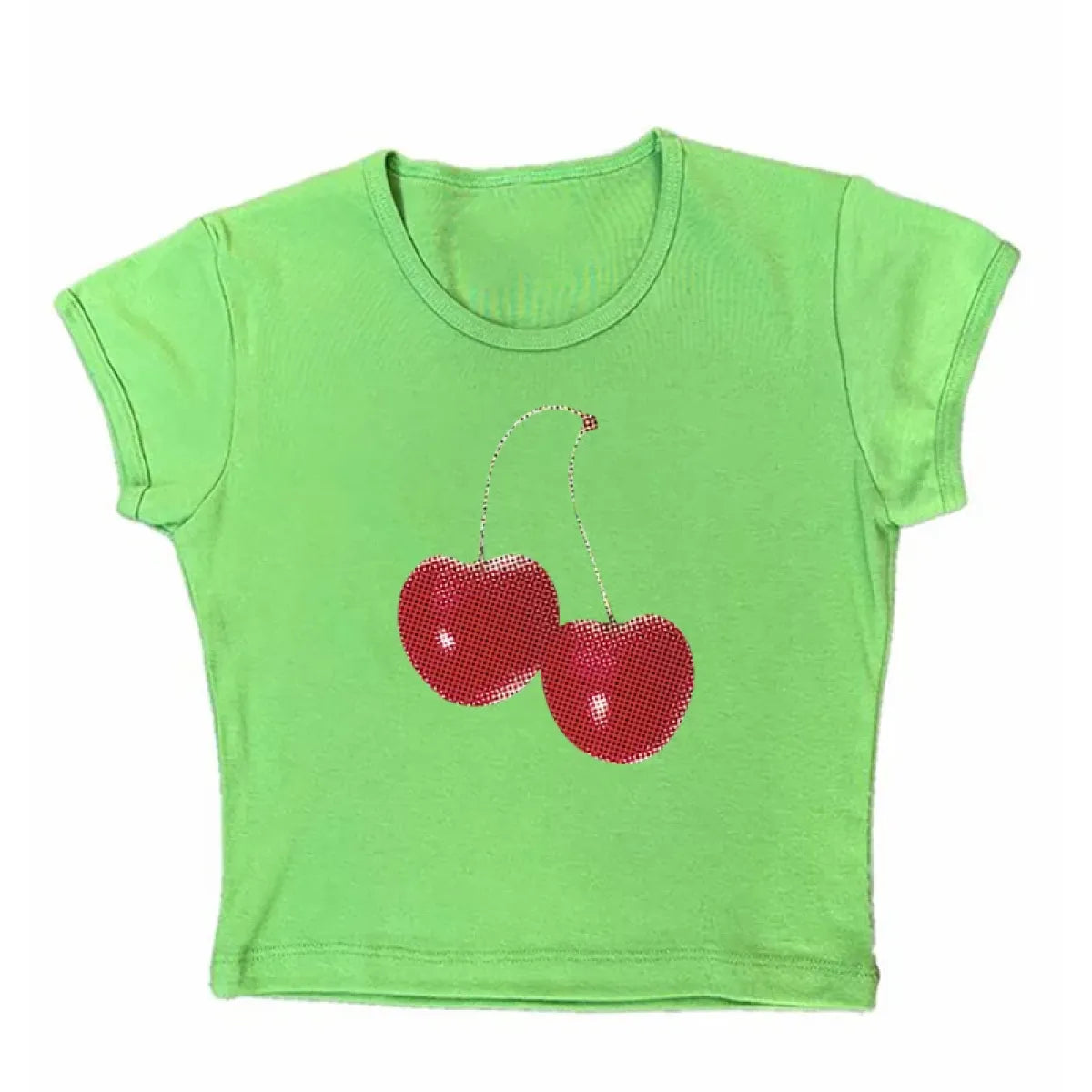 Harajuku Cherry Graphic Print T-Shirt
