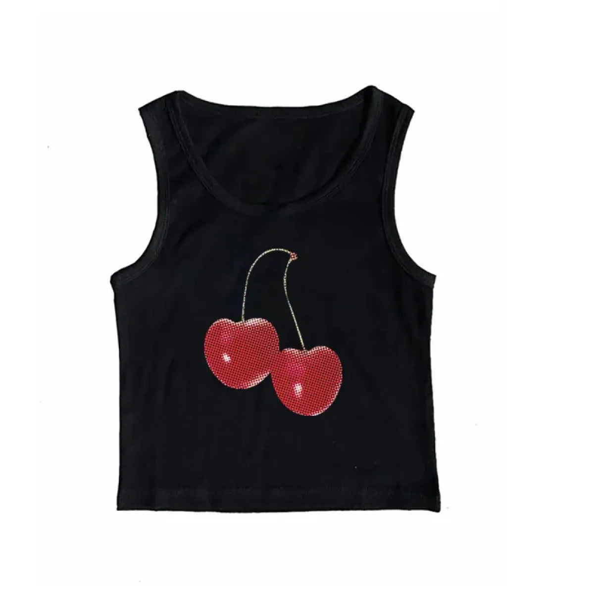 Harajuku Cherry Graphic Print T-Shirt