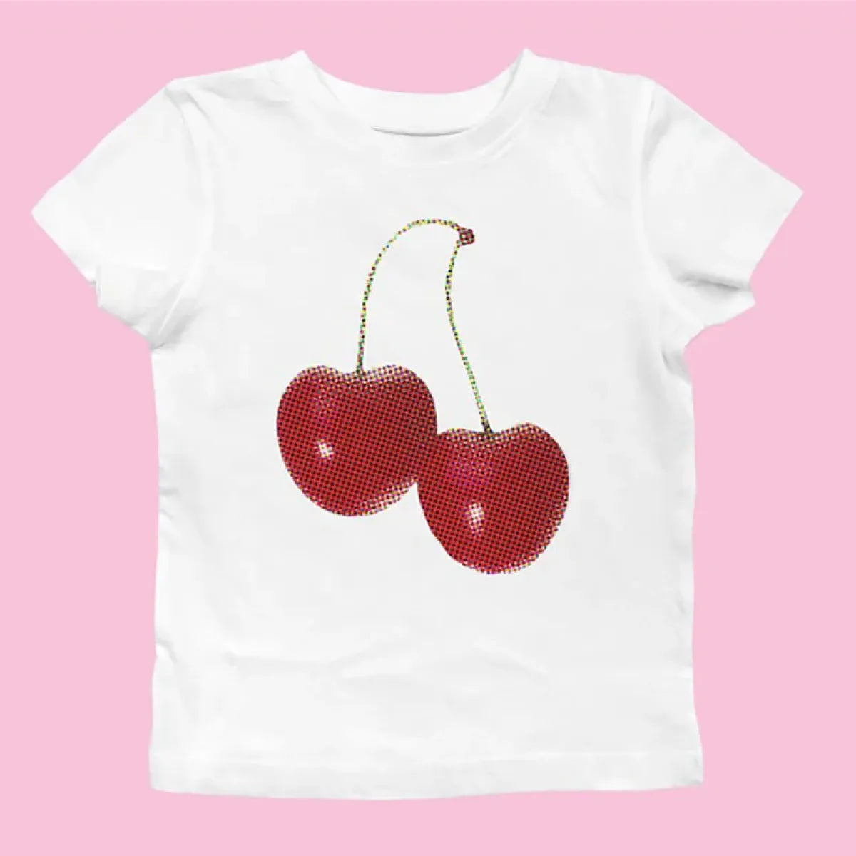 Harajuku Cherry Graphic Print T-Shirt