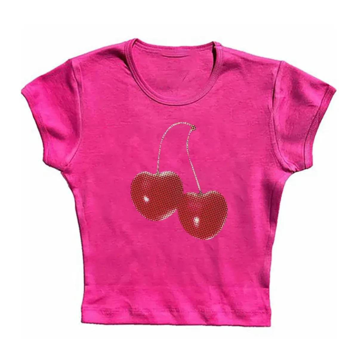 Harajuku Cherry Graphic Print T-Shirt