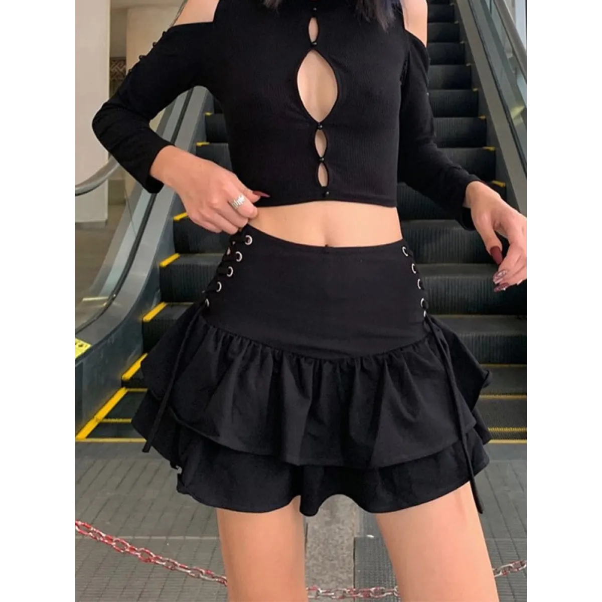 Harajuku E-girl High Waist Skirt