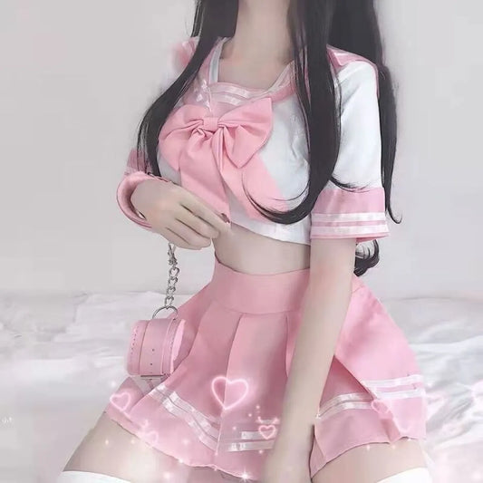 Japanese School Girl Two Piece Set