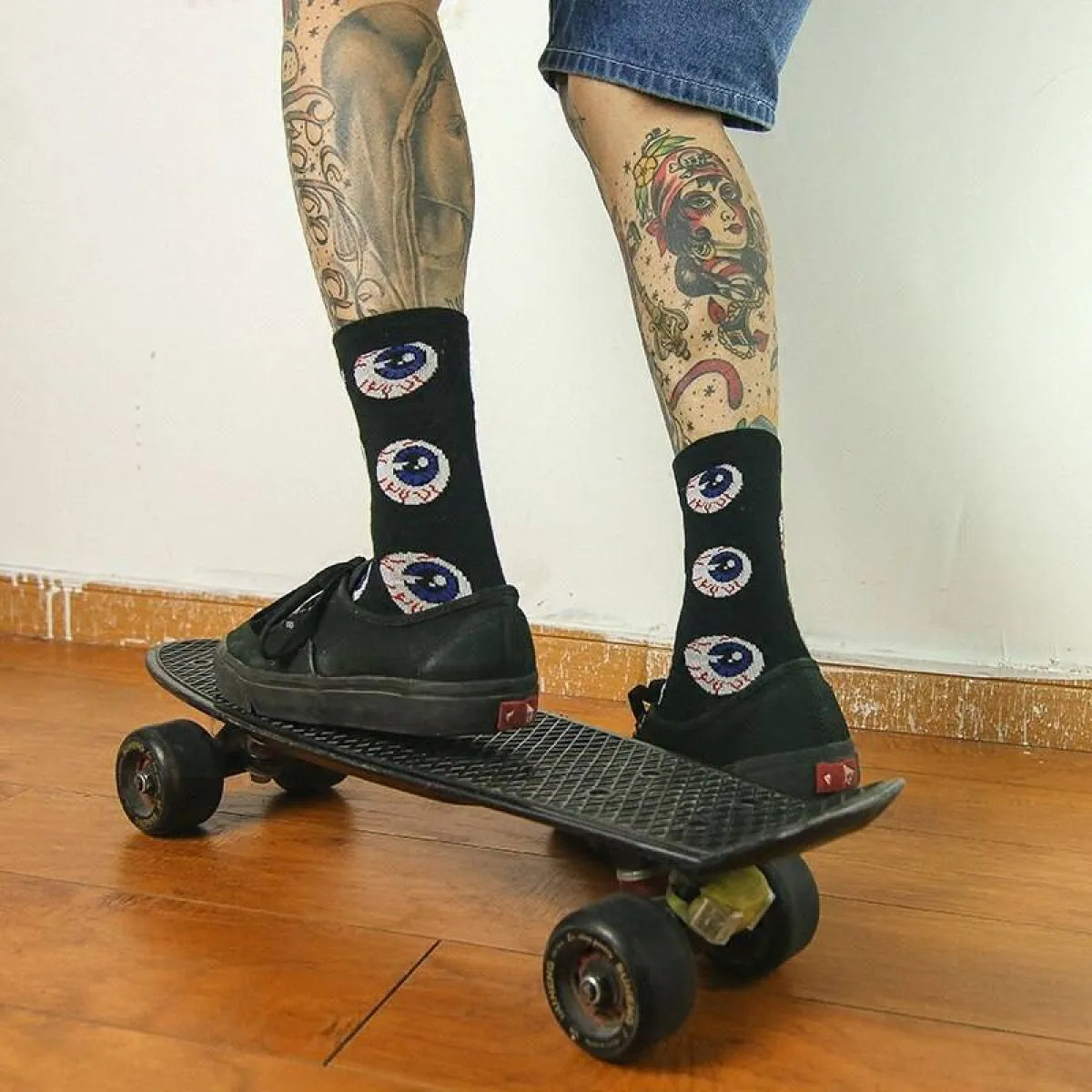 Spooky Eyeballs Harajuku Socks