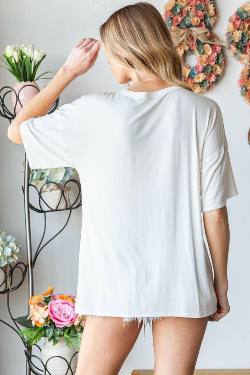 Starlight Chic Patch Short Sleeve Tee