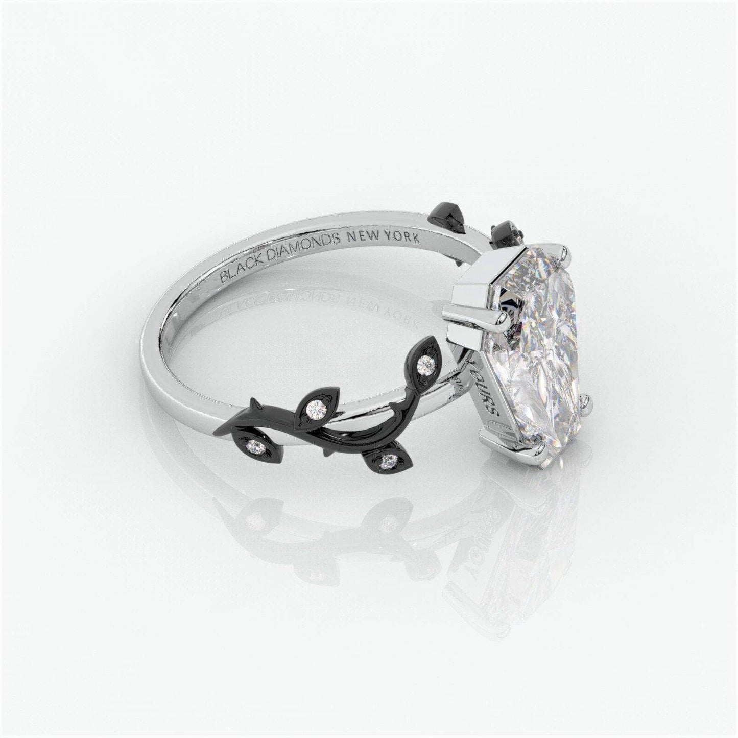 Hell and Back Ring - Limited Coffin Cut Diamond Engagement Ring