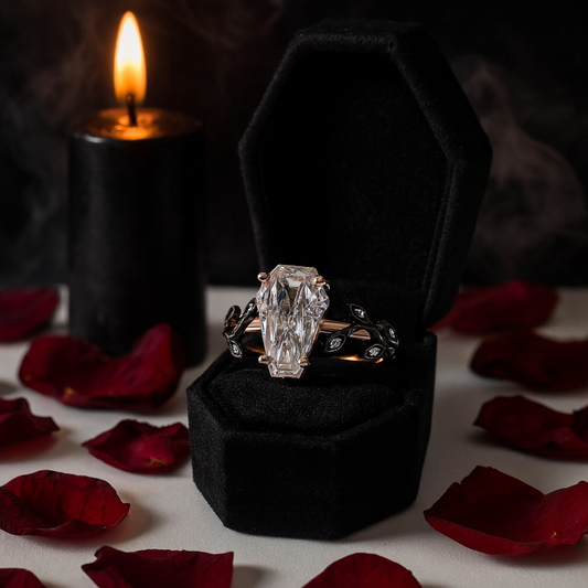 Hell and Back Ring - Limited Coffin Cut Diamond Engagement Ring