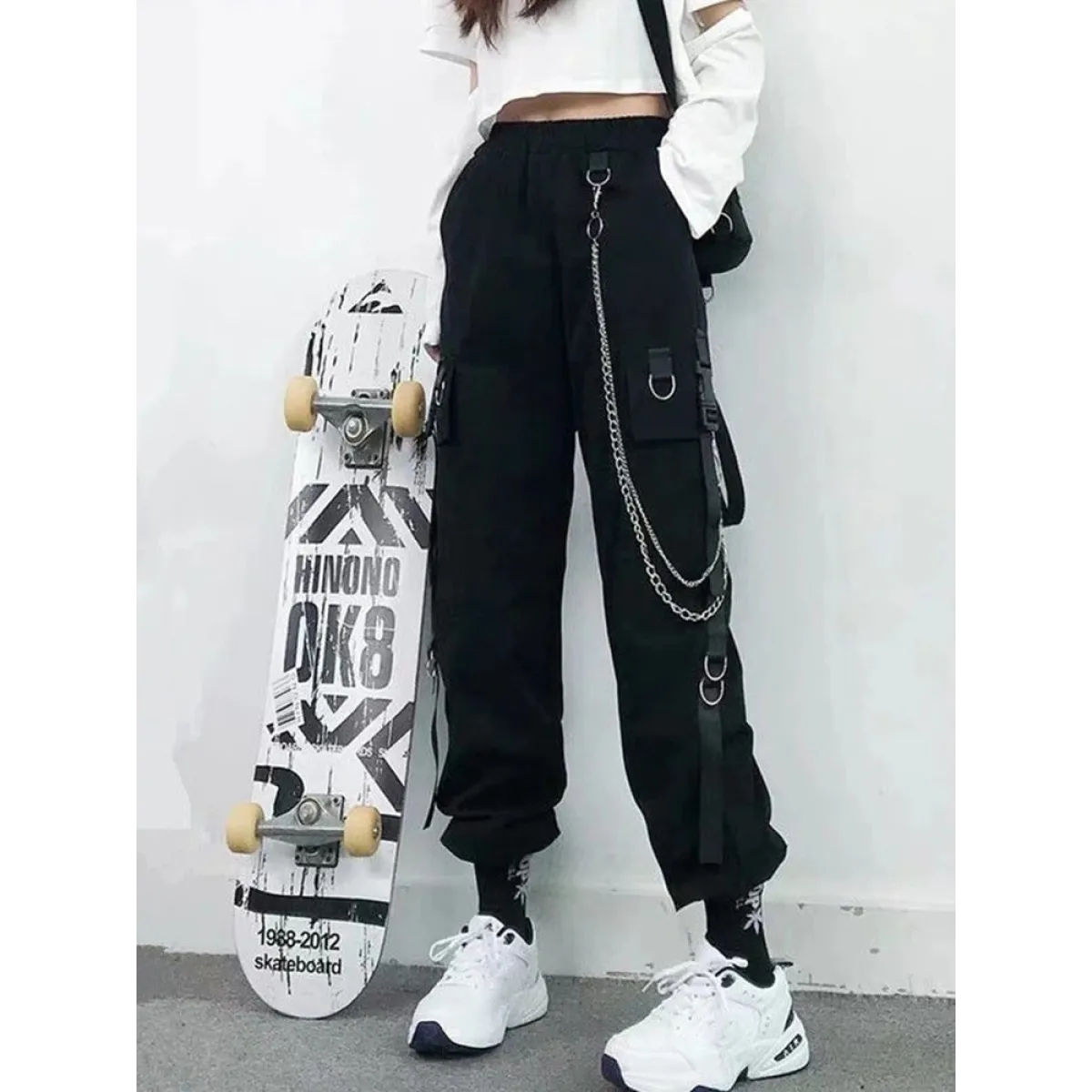 High Waist Streetwear Pants