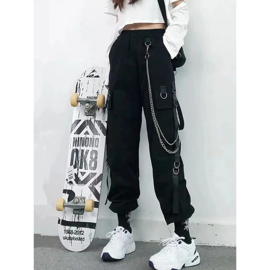 High Waist Streetwear Pants