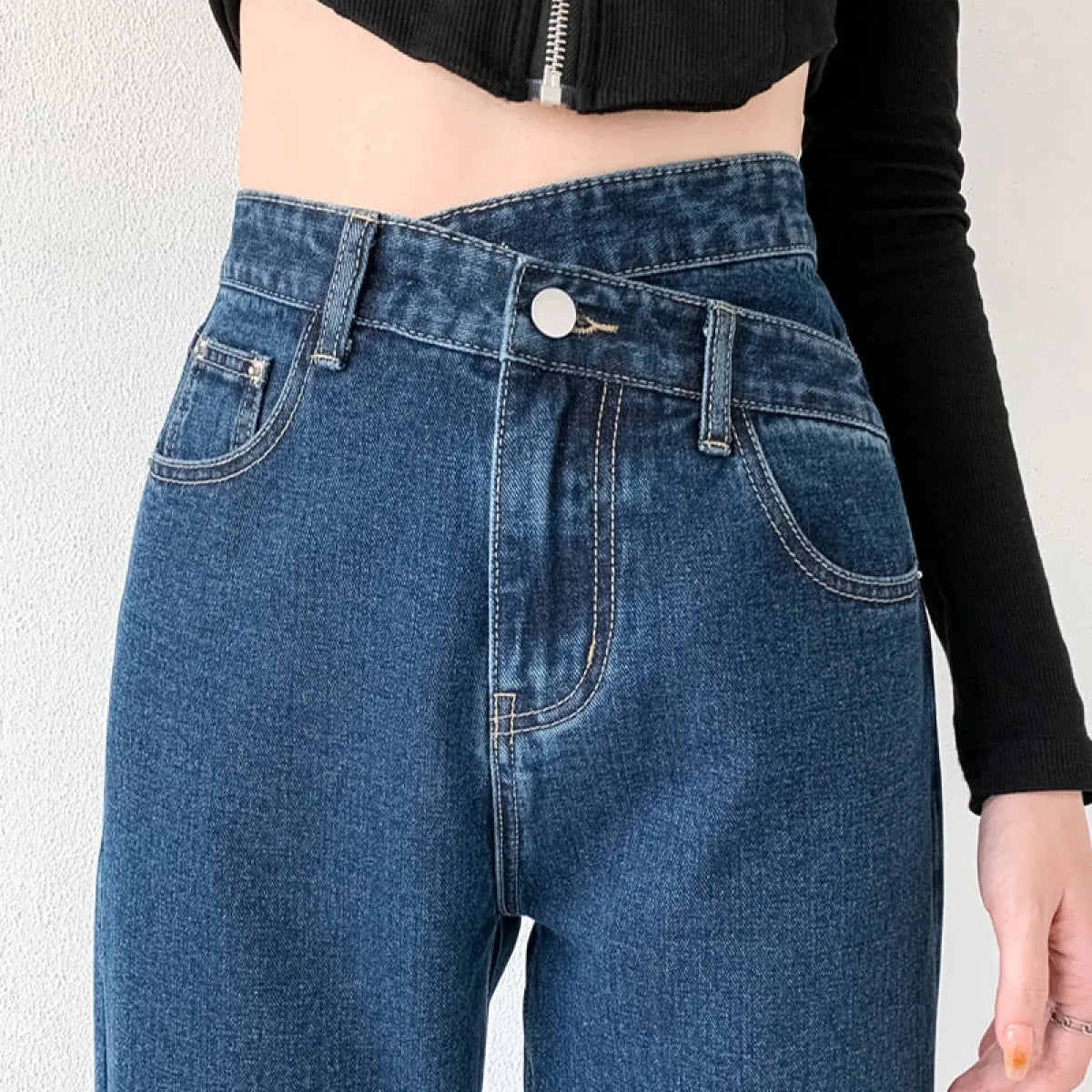 High Waist Wide Leg Jeans