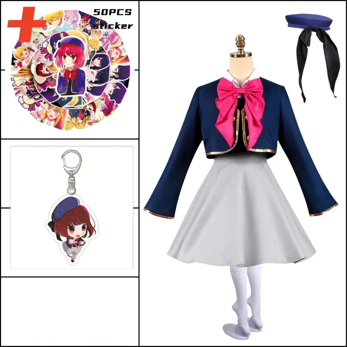 OSHI NO KO Ai Hoshino Cosplay Costume - Hoshino Rubii Arima Kana Lolita Dress