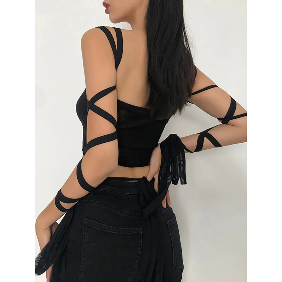 Dark Ice Punk Lace Camis