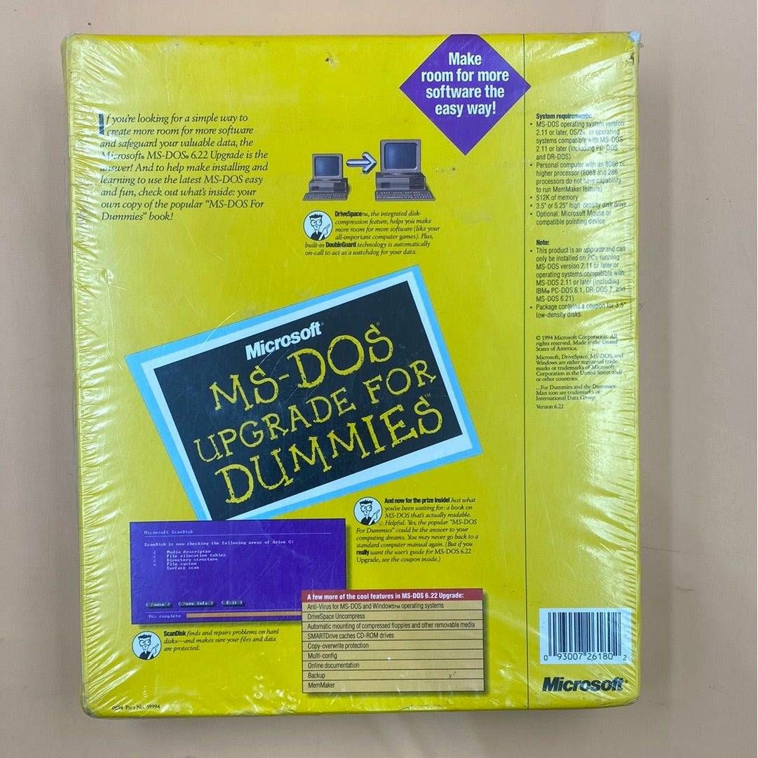 MS-DOS 6.22 Upgrade (Brand New And Factory Sealed!) - PC