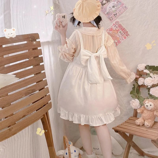 Lolita Dress With Puppy Bowknot