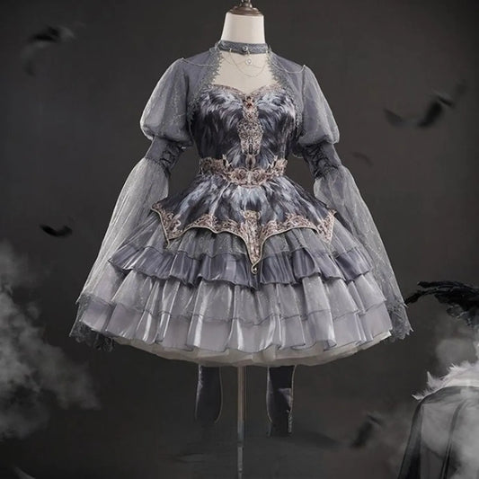 Japanese Victorian Swan Dance Lolita Dress