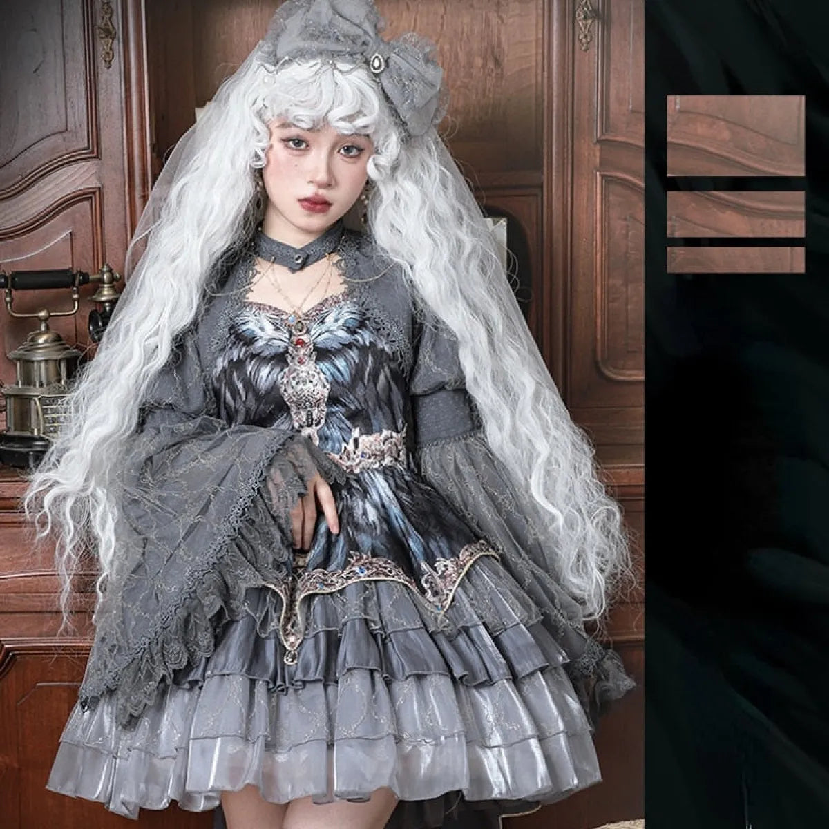 Japanese Victorian Swan Dance Lolita Dress
