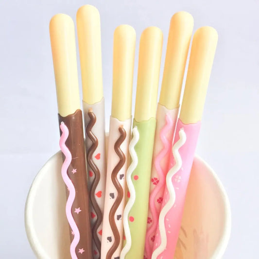 2x Kawaii Cookie Gel Pen