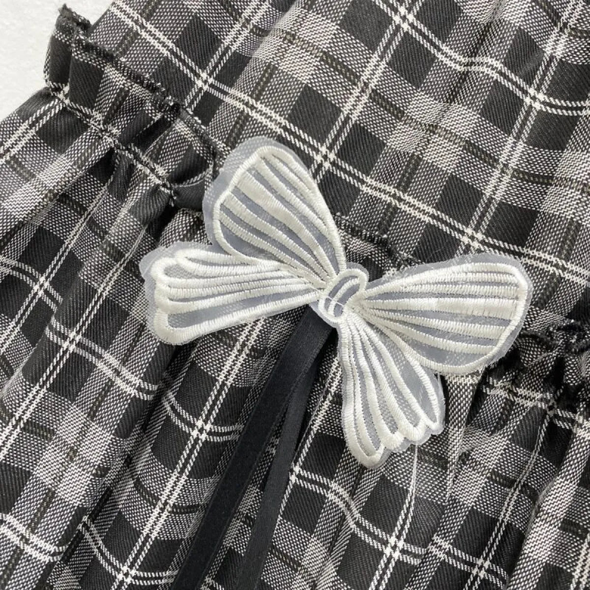 Kawaii Gothic Lolita Plaid Skirt