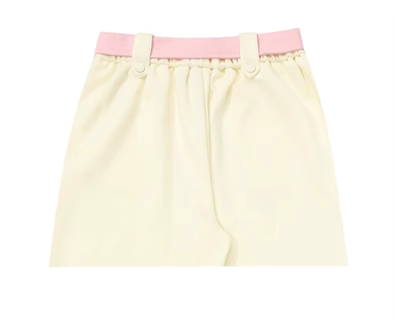 Pastel Bear Print Wide-Leg Pants – Kawaii Harajuku Y2K Aesthetic