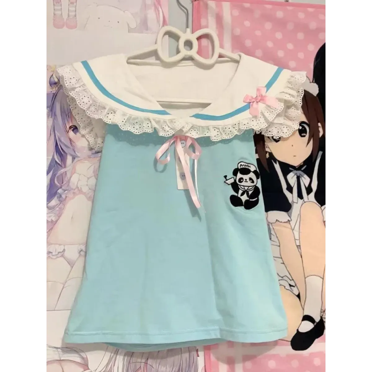 Kawaii Lace Patchwork T-Shirt