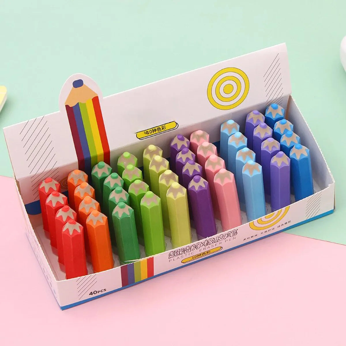 Kawaii Pencil Rubber Eraser