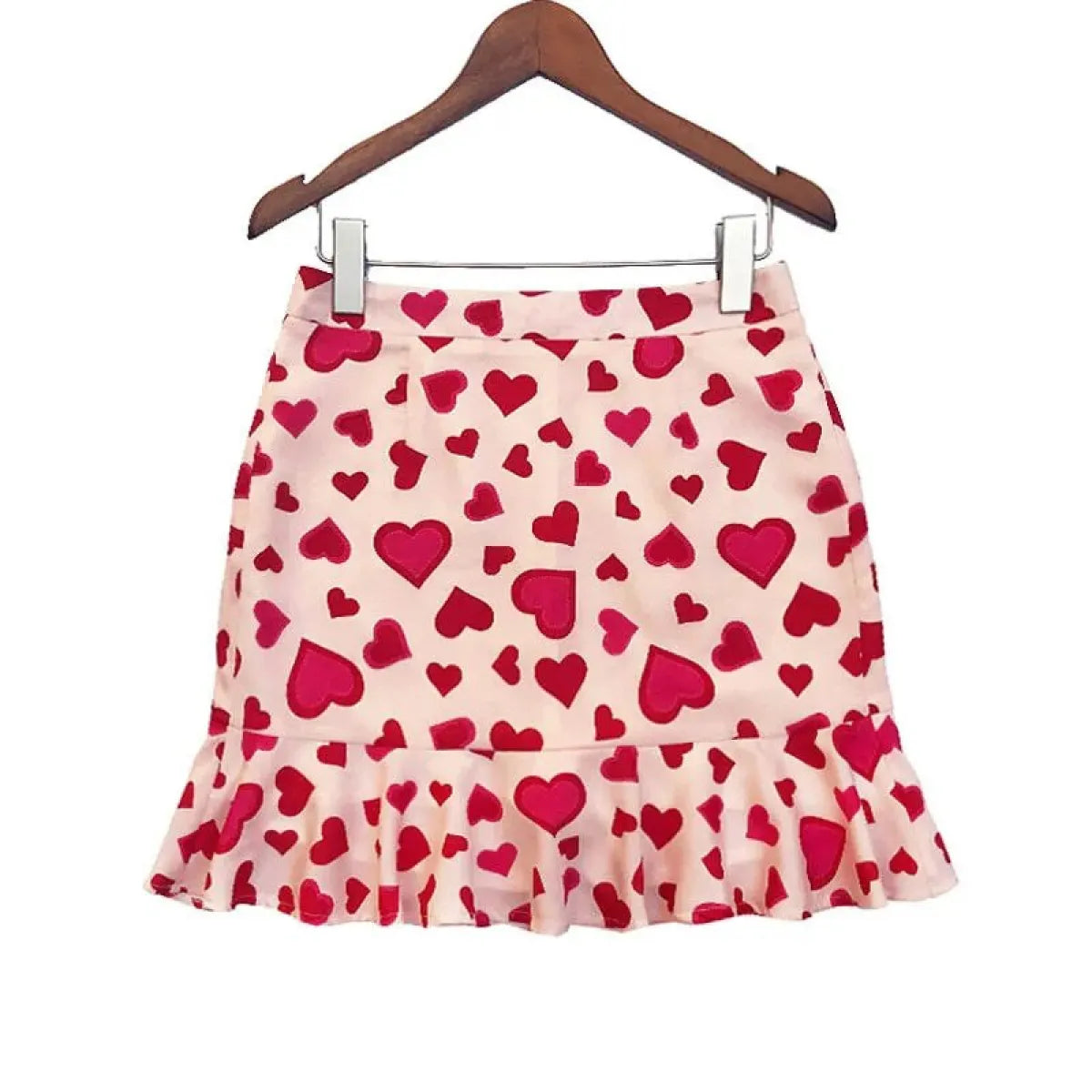Kawaii Pink Heart Mermaid Skirt