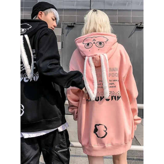 Kawaii Rabbit Ears Oversized Hoodie