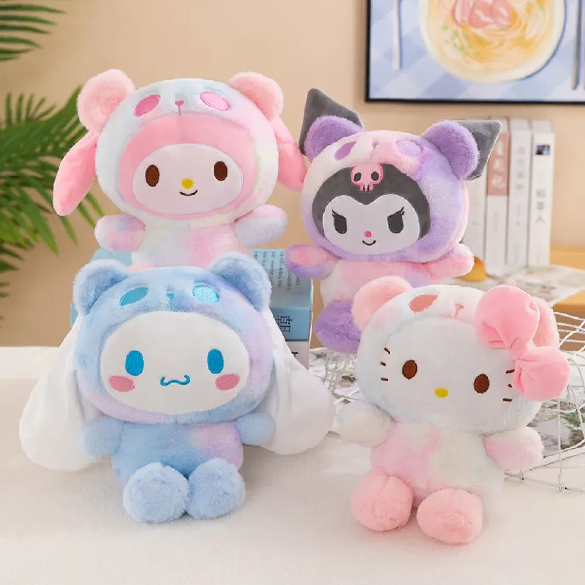 Kawaii Sanrio Plushies: Kuromi & Cinnamoroll Soft Toys