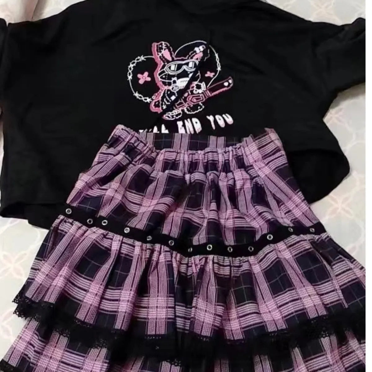 Cake Sweater and Skirt Set