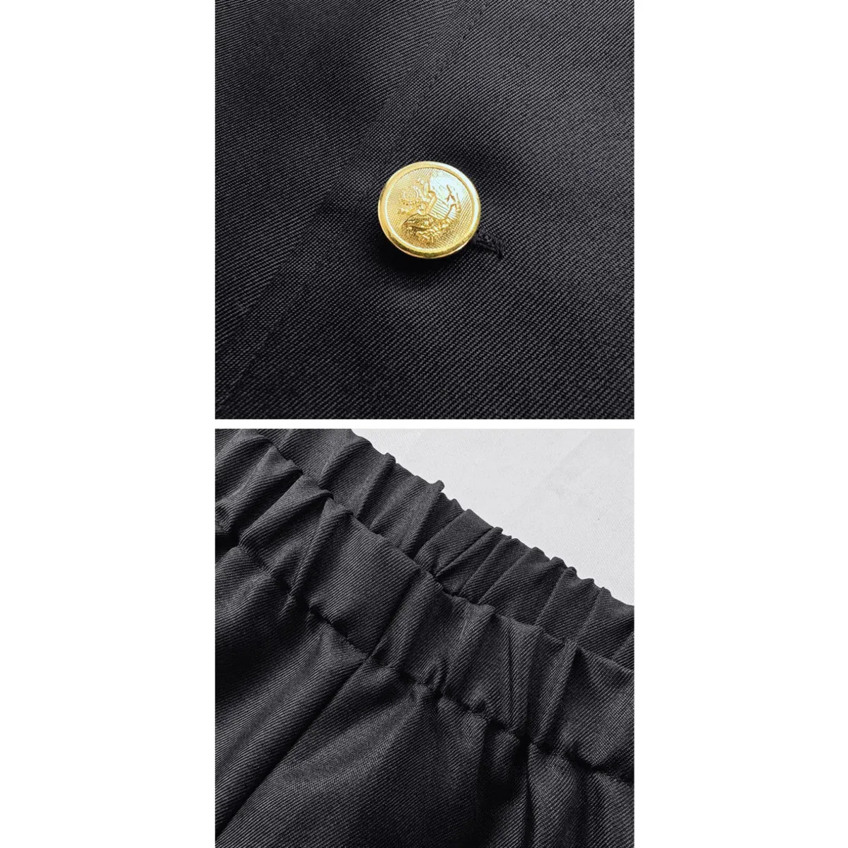 Dandadan Ken Takakura Okarun Cosplay – Black Uniform with Wig & Glasses