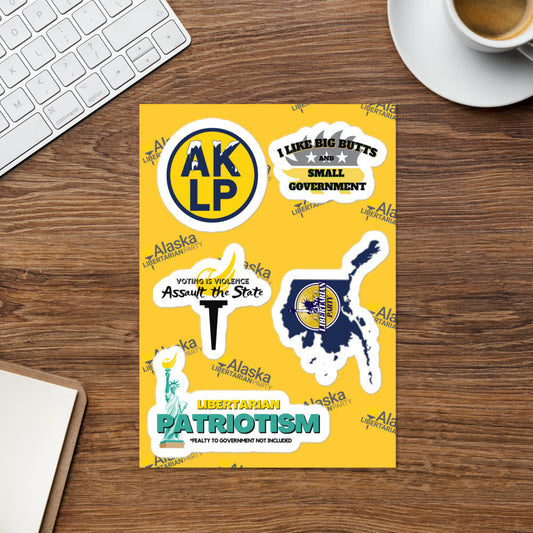 Alaska LP Sticker sheet