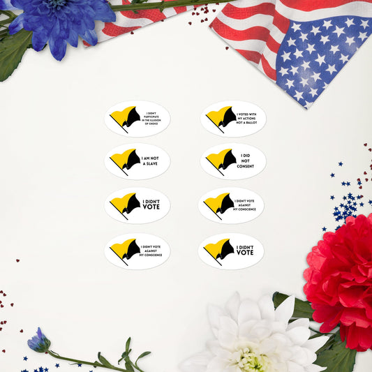 AnarchoCapitalist Did not vote Sticker Pack