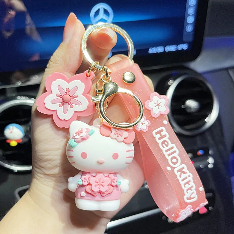 Hello Kitty Keychain - Cute Anime Accessories
