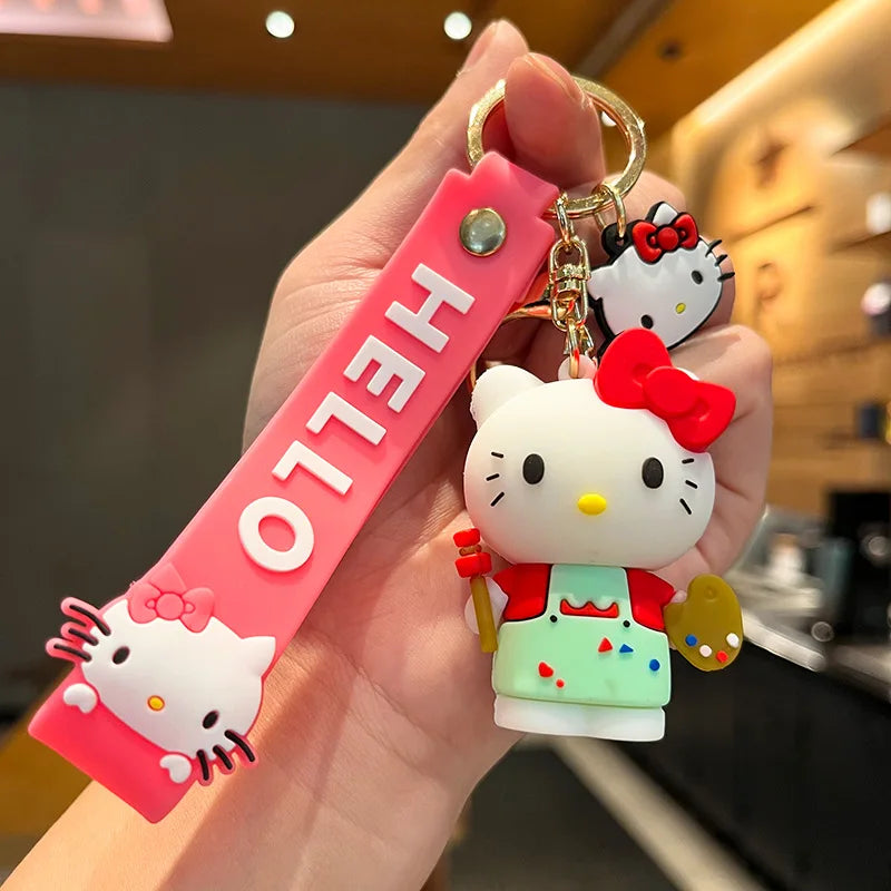 Hello Kitty Keychain - Cute Anime Accessories