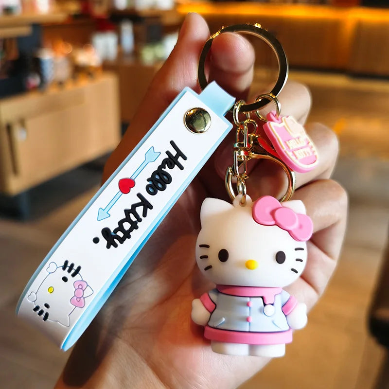 Hello Kitty Keychain - Cute Anime Accessories