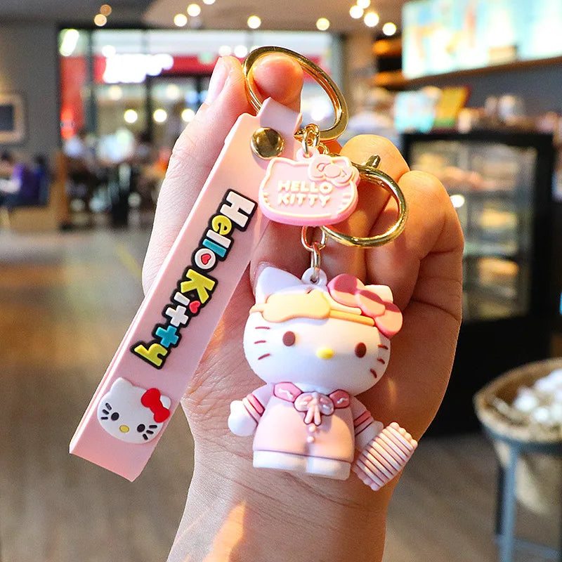 Hello Kitty Keychain - Cute Anime Accessories